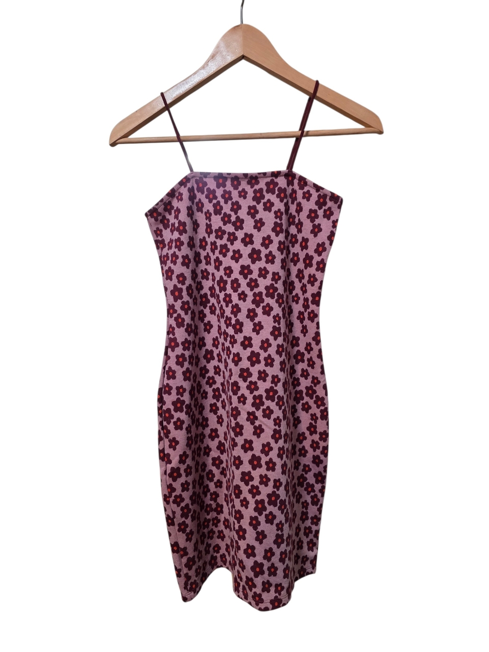 Nasty Gal Pink Floral Print Dress NWT
